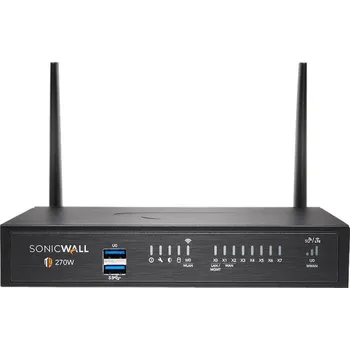 Antivir SonicWall TZ Series (Gen 7) TZ270W - bezpečnostní zařízení - Wi-Fi 5 - s 3 roky pokročilé ochrany a Cloud Secure Edge na 1 rok SIA-Basic (10 uživatelů) a 1 rok SPA-Advanced (3 uživatelé)