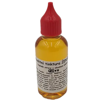 Zdraví STEZA - Kvalitní tinktura ŽENŠEN 50 ml. (Tinktura Žen-Šen 80% líh)