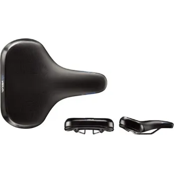 VELO Cyklistické sedlo Comfort Black VL-6374