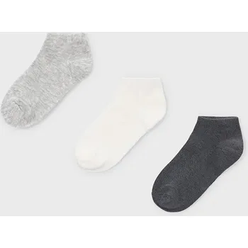 Dětské ponožky Mayoral 3-pack 10181.5A.Mini.PPY2 šedá 90X, vel. 23/26