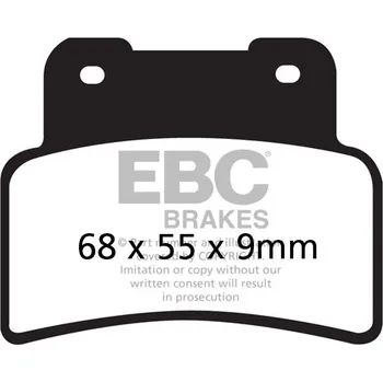 Brzdová destička Brzdové destičky EBC SFA432HH KYMCO Xciting 400 2012-2020