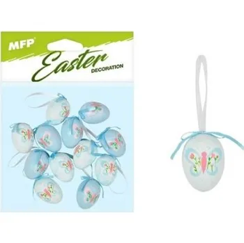 Velikonoční dekorace Vajíčka plast 4cm/12ks BL