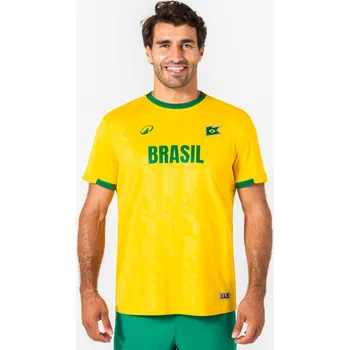 Fotbal KIPSTA Fotbalový dres Brazílie pro dospělé S ORANŽOVÁ|ZELENÁ|ŽLUTÁ