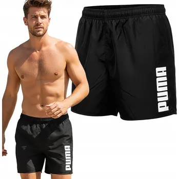 Pánské kraťasy PUMA Pánské plavky Kraťasy Černé Volné Velikost L