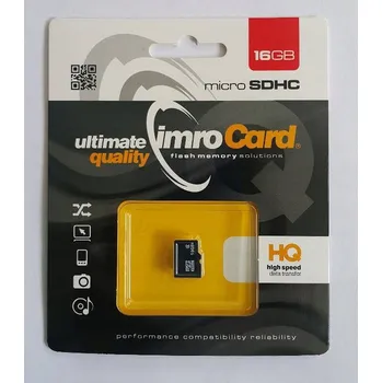 Paměťová karta MicroSD karta IMRO 4/16GB 16 GB