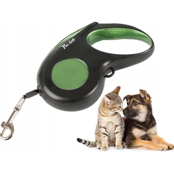 Vodítko pro psa VODÍTKO SILNÉ AUTOMATICKÉ S BLOKACÍ PRO PSA PÁSKA ODOLNÁ DLOUHÁ 5m 15kg