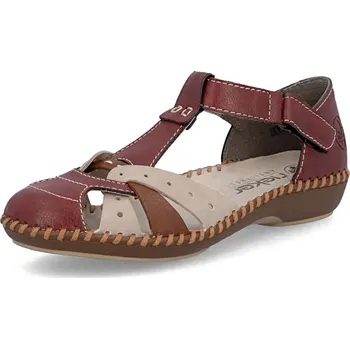 Dámské sandále Dámské sandály RIEKER M1655-34 červená S6 36