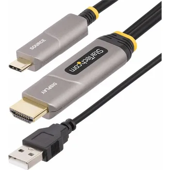 Video kabel StarTech.com 50ft (15.2m) USB-C to HDMI 2.0 Active Optical Cable, 4K 60Hz - HDMI kabel - 15.2 m