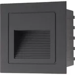 LED zapuštěné svítidlo do zdi 98 lm 4000K IP65 černá REDO XGHOST Step Light GS02NWIP65 BK