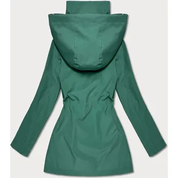 Dámská bunda Damska kurtka z wykończeniem w kratkę Goodlookin zielona (KK60411-2#) odstíny zelené XXL (44)