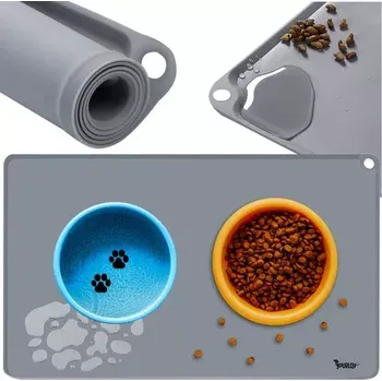 Pro kočku Silikonová podložka pod misky – XXL 60 x 40 cm
