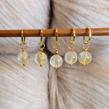 Nástroj na niť a příze Annie's Knit Značkovač Minerals –⁠⁠⁠⁠⁠⁠ přírodní citrín