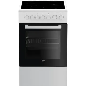 Sporák Beko FSM57100GW černý/bílý