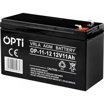 Elektronika Baterie OP-11-12 OPTI 12V 11Ah 6AKUV011AG