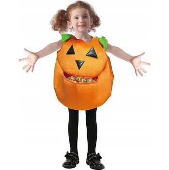 Karnevalový kostým Kostým Halloween Dýně s kapsou na bonbóny 92/104 cm HAL-174