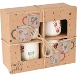 Porcelánový hrnek Christmas1 200ml sada 4ks