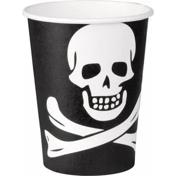 Party nádobí Pirátské Kelímky 10 ks