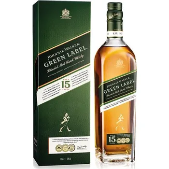 Whisky Johnnie Walker Green Label 15 Years Old (0,7l) v dárkové krabičce