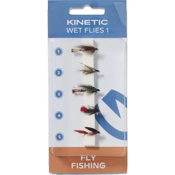Sada mušek KINETIC WET FLIES 1 5PCS