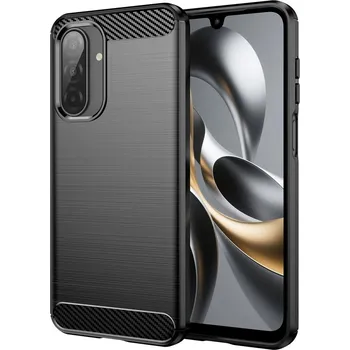 Pouzdro na mobilní telefon Techsuit Carbon Silicone Cover pro Samsung Galaxy A17 4G/5G černé