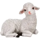 Ležící ovečka 17,5 cm bílá, balení 2 ks