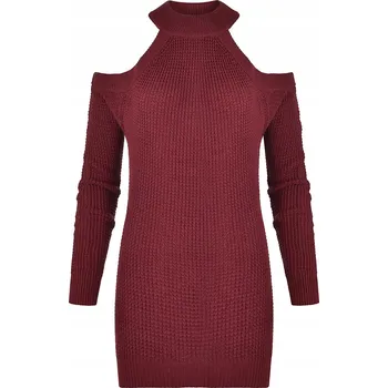 Dámský svetr Guess dámský svetr červený klasický ke kyčlím velikost XS