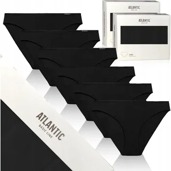 Kalhotky DÁMSKÉ KALHOTKY kalhotky bavlněné s nízkým pasem 6-pack Atlantic *XL