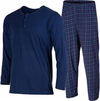 Pánské pyžamo Heyo pánské pyžamo HPM007 s dlouhým rukávem, velikost L