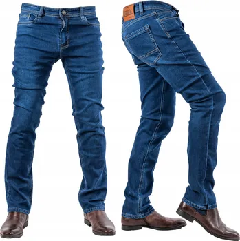 Pánské klasické DŽÍNOVÉ kalhoty TMAVĚ MODRÉ ZAUTE vel. 34