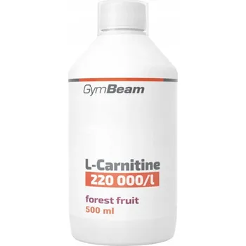 Spalovač tuku GymBeam L-Karnitin 220 000 mg/l 500 ml lesní ovoce