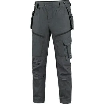 Pracovní obuv Canis CXS Kalhoty CXS LEONIS, pánské - AKCE! 102012071062 62 Šedá/černá