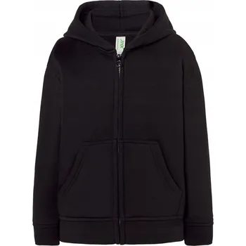 Chlapecká mikina Dětská mikina JHK polyester černá, velikost 146