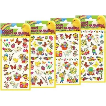 Velikonoční dekorace Velikonoční obtisky na vajíčka 776 vodové 19x9cm