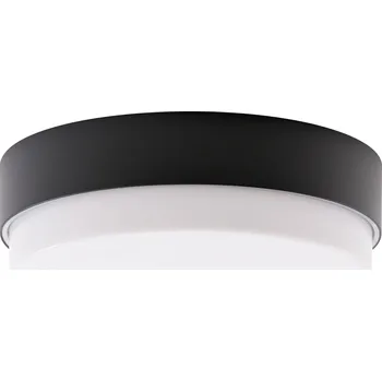 Venkovní osvětlení OSMONT TRITON 2 stropní/nástěnné průmyslové plastové svítidlo černá / bílá IP65 4000 K 27W LED (původní kód OS 57786) - OSMONT OS TRI57786