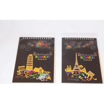 Blok Škrabací blok A5 duhový 8 listů (9150)