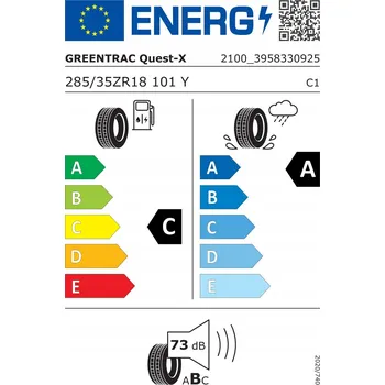 Letní osobní pneu Letní pneumatika Greentrac Quest-X 285/35 R18 101 Y