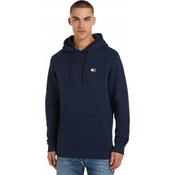 Pánská mikina TOMMY HILFIGER PÁNSKÁ MIKINA S KAPUCÍ TJM REG BADGE HOODIE TMAVĚ MODRÁ vel. M