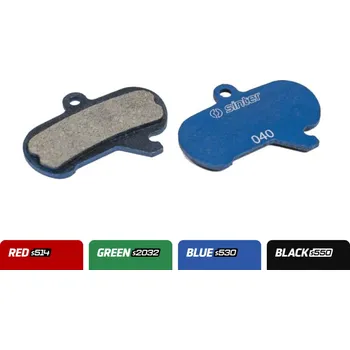 Brzda na kolo Brzdové destičky Sinter - Sram Maven Směs: Red