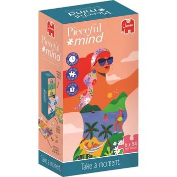 Puzzle JUMBO Puzzle Pieceful mind: Věnuj si chvilku 6x54 dílků