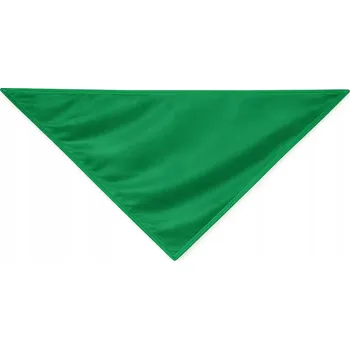 Šátek Zelená - Trojúhelníkový šátek 100×70 cm šátek | pro školy, poutě |