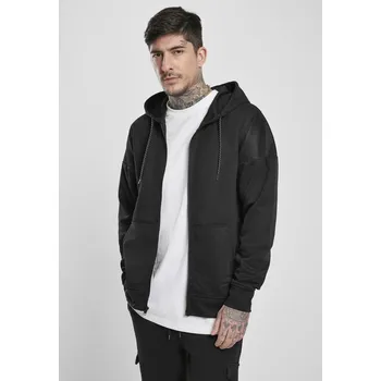Pánská mikina Neoprene Block Tech Fleece Full Zip Hoodie černá Southpole černá | šedá 1755767