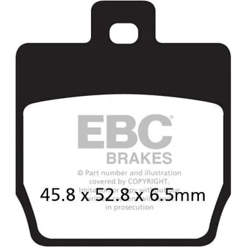 Brzdová destička Brzdové destičky EBC SFA268 YAMAHA YQ 50 Aerox 1997-2012