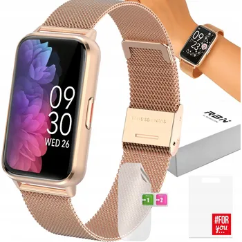 Hodinky Chytré Hodinky Rubicon RNCF48 růžovo-zlaté / zlaté