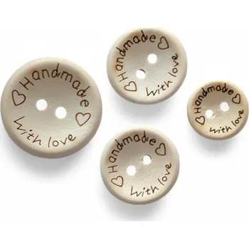 Annie's Knit Knoflík Handmade with love Průměr: 15 mm