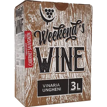 Víno Cabernet Sauvignon Barrique, bag in box, 3l