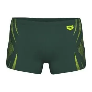 Chlapecké plavky ARENA Pánské plavky arena Performance Poseidonia Swim Short 90 ZELENÁ|ŽLUTÁ