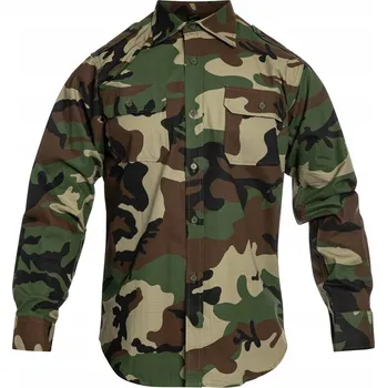 Pánská košile Košile Mil-Tec RIPSTOP L s dlouhým rukávem