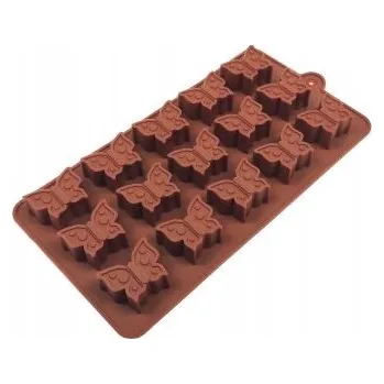 Nádoba na pečení SILIKONOVÁ FORMA NA ČOKOLÁDU, PRALINKY A LED