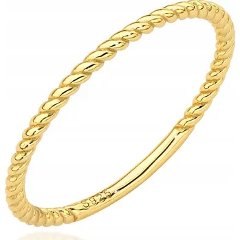 Prsten STŘÍBRNÝ PRSTÝNEK ryzost 925 Stočený PRSTEN vel. 9