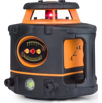 Měřící laser GeoFennel FL 300HV-G pro vodorovnou i svislou rovinu a sklon v ose X a Y s kalibrací zdarma Typ přijímače: S přijímačem FR 50